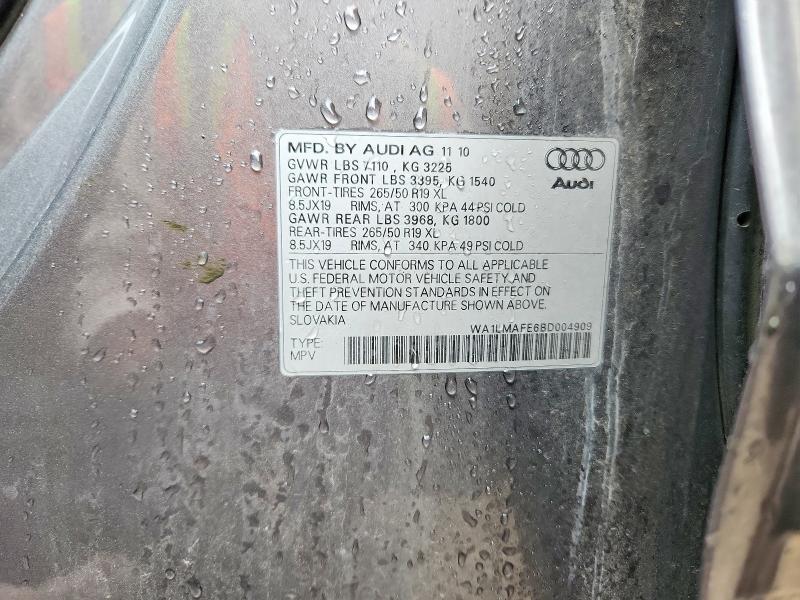 Aukcja sprzedaży 2011 Audi Q7, vin: WA1LMAFE6BD004909, numer aukcji: 58933566
