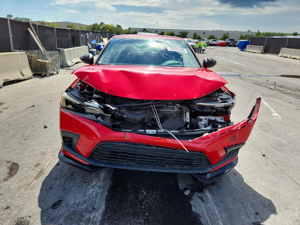 2022 Honda Civic მანქანა იყიდება აუქციონზე, vin: 2HGFE2F57NH533557, აუქციონის ნომერი: 57870206