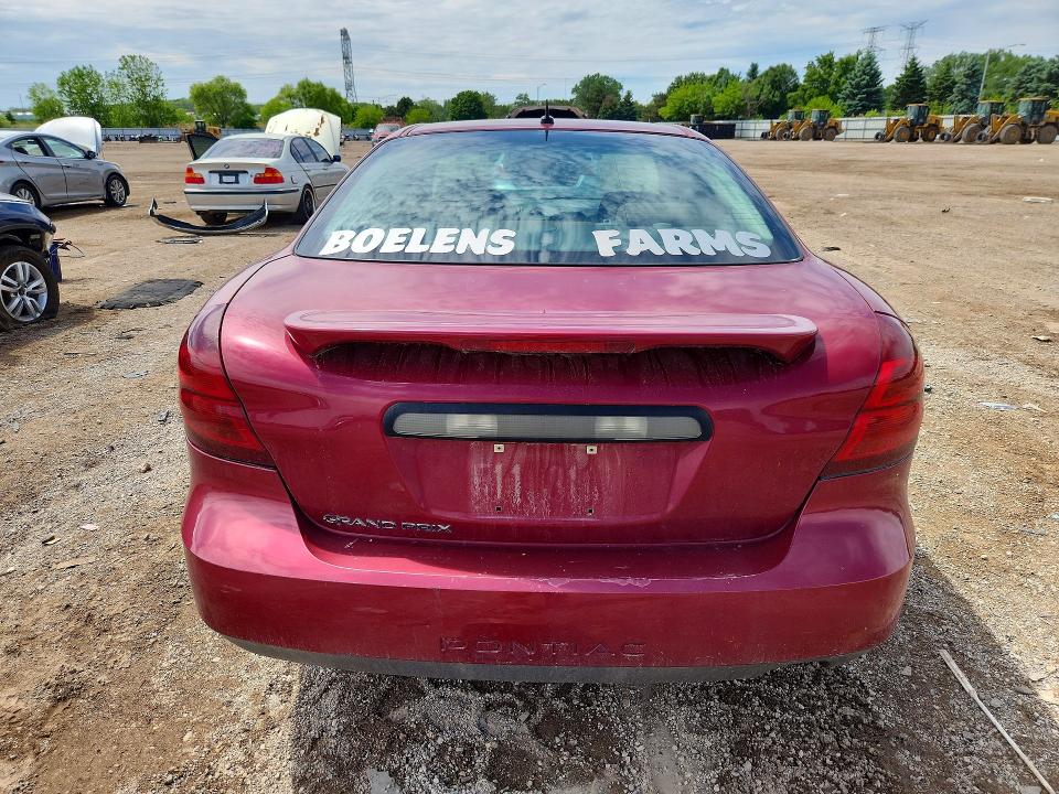 Продаж на аукціоні авто 2006 Pontiac Grand Prix, vin: 2G2WP552461206856, номер лоту: 55341496