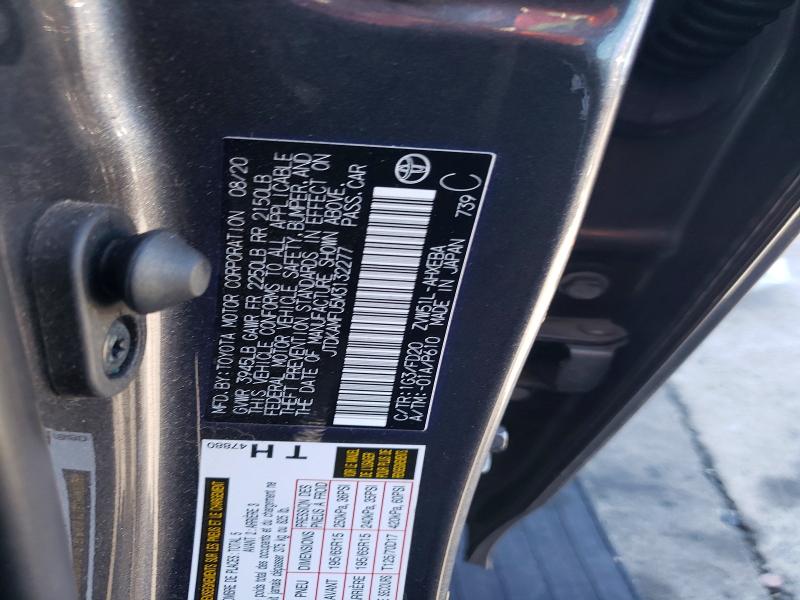 Продажа на аукционе авто 2021 Toyota Prius, vin: JTDKAMFU5M3132277, номер лота: 55837256