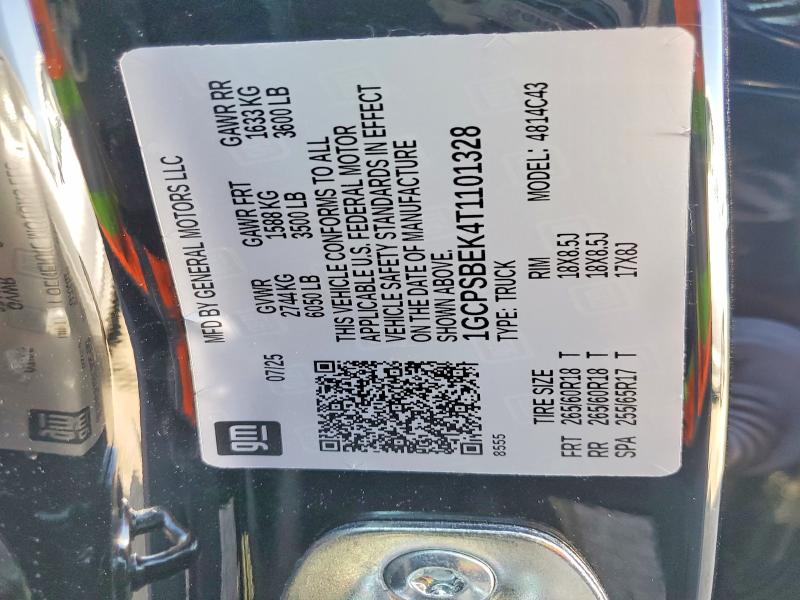 Продажа на аукционе авто 2026 Chevrolet Colorado, vin: 1GCPSBEK4T1101328, номер лота: 57435396