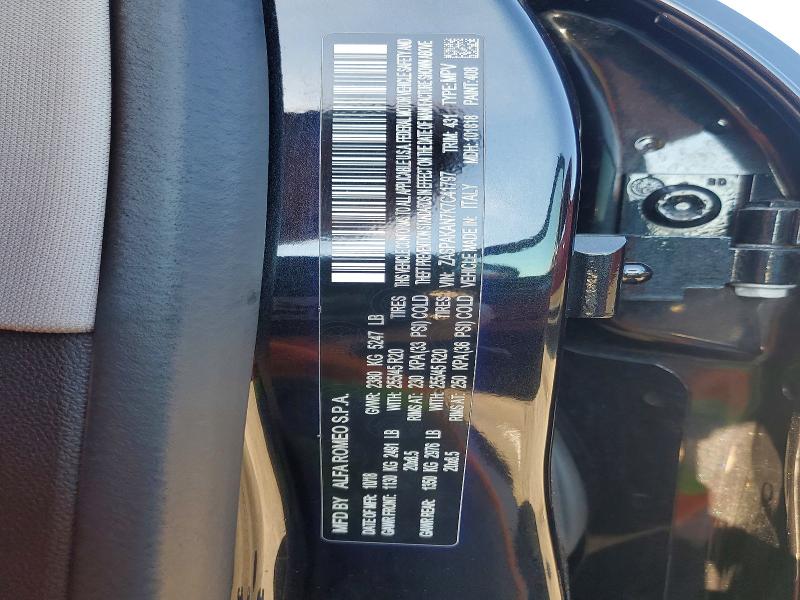 Продажа на аукционе авто 2019 Alfa Romeo Stelvio, vin: ZASPAKAN7K7C41797, номер лота: 58199716
