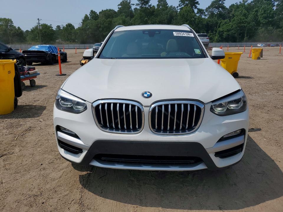 2019 Bmw X3 მანქანა იყიდება აუქციონზე, vin: 5UXTR7C59KLE93697, აუქციონის ნომერი: 58834106