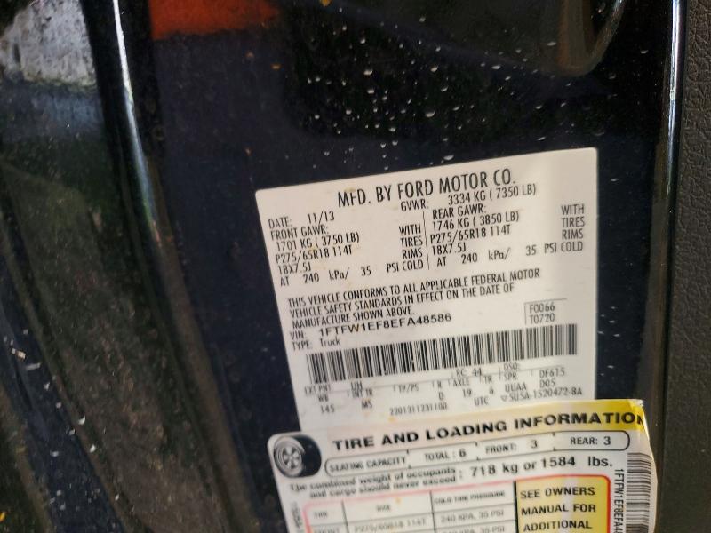 Продаж на аукціоні авто 2014 Ford F150, vin: 1FTFW1EF8EFA48586, номер лоту: 56431816