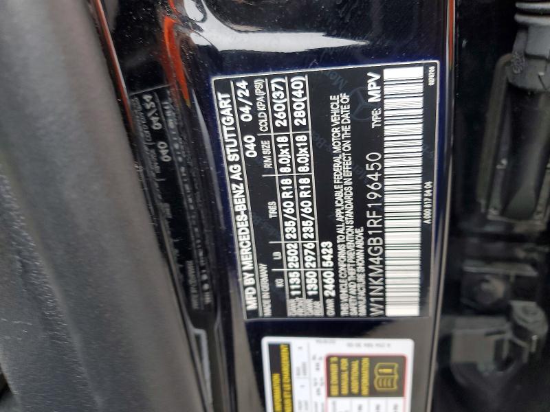 Продаж на аукціоні авто 2024 Mercedes-benz Glc, vin: W1NKM4GB1RF196450, номер лоту: 57952506