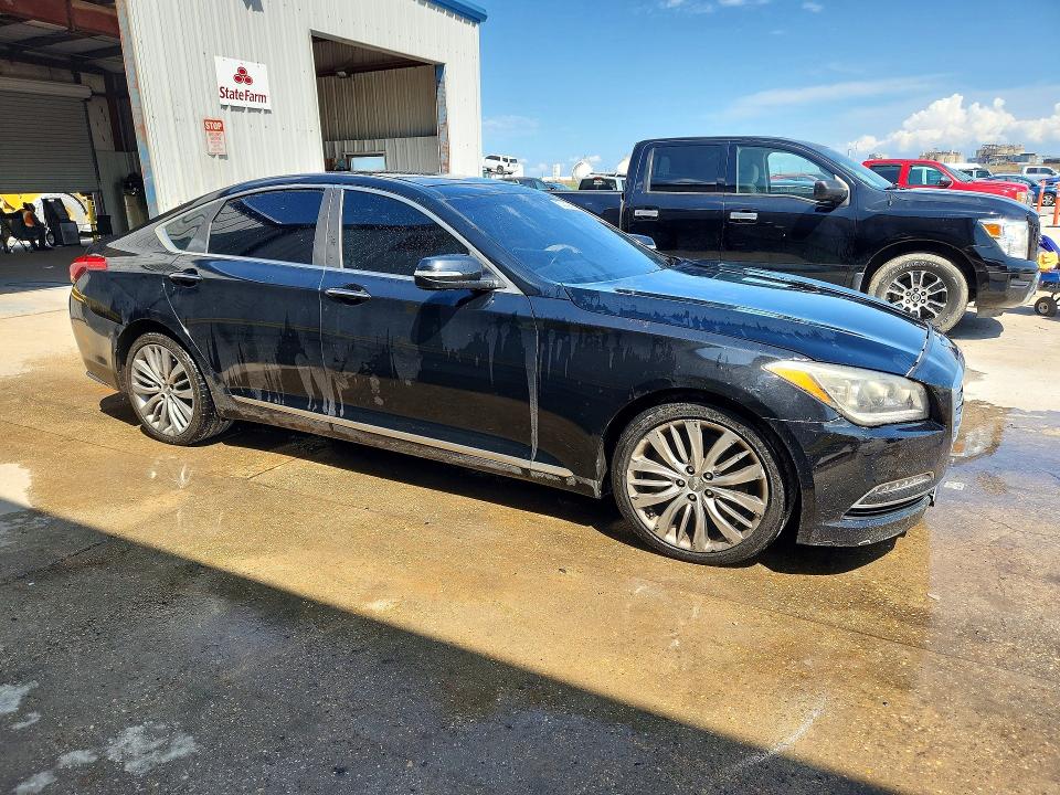 59240626 :رقم المزاد ، KMHGN4JF5FU016735 vin ، 2015 Hyundai Genesis مزاد بيع