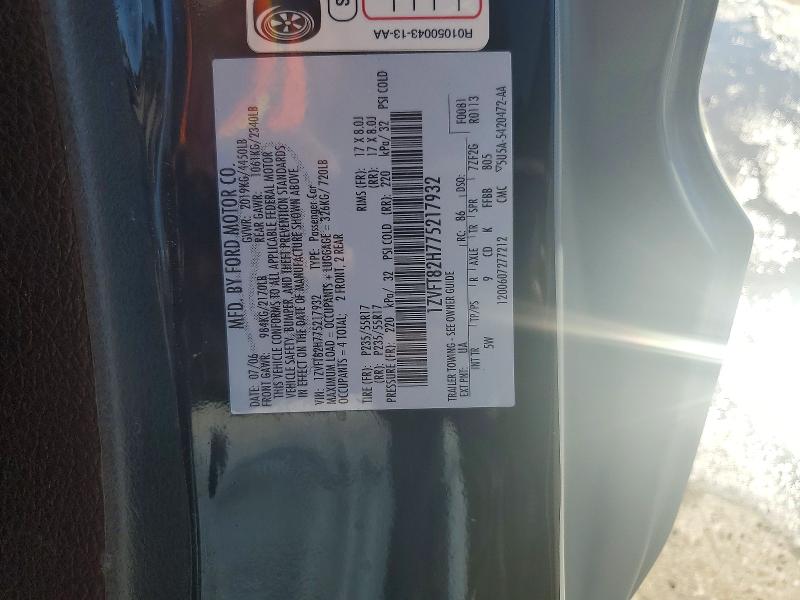 58415536 :رقم المزاد ، 1ZVFT82H775217932 vin ، 2007 Ford Mustang مزاد بيع