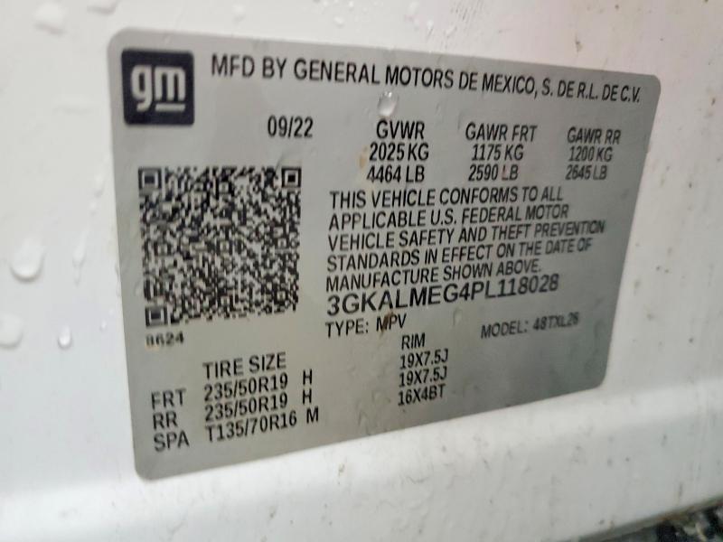 Aukcja sprzedaży 2023 Gmc Terrain, vin: 3GKALMEG4PL118028, numer aukcji: 54716426