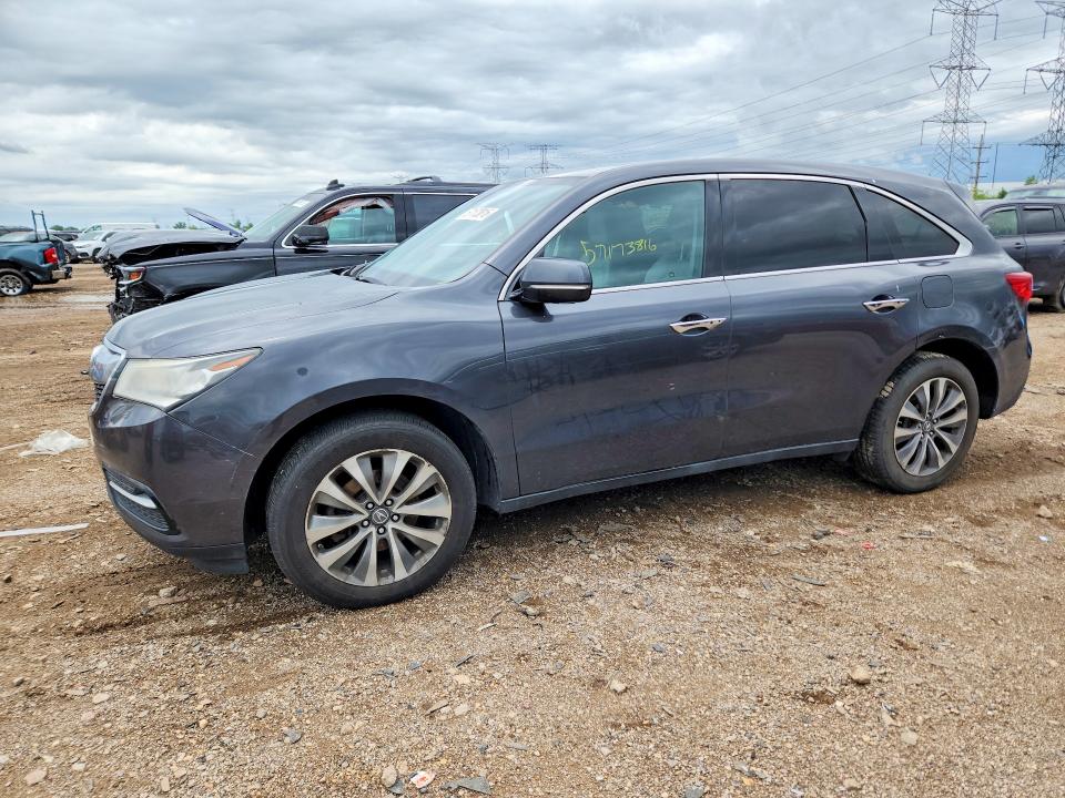 57173816 :رقم المزاد ، 5FRYD4H44EB036660 vin ، 2014 Acura Mdx مزاد بيع