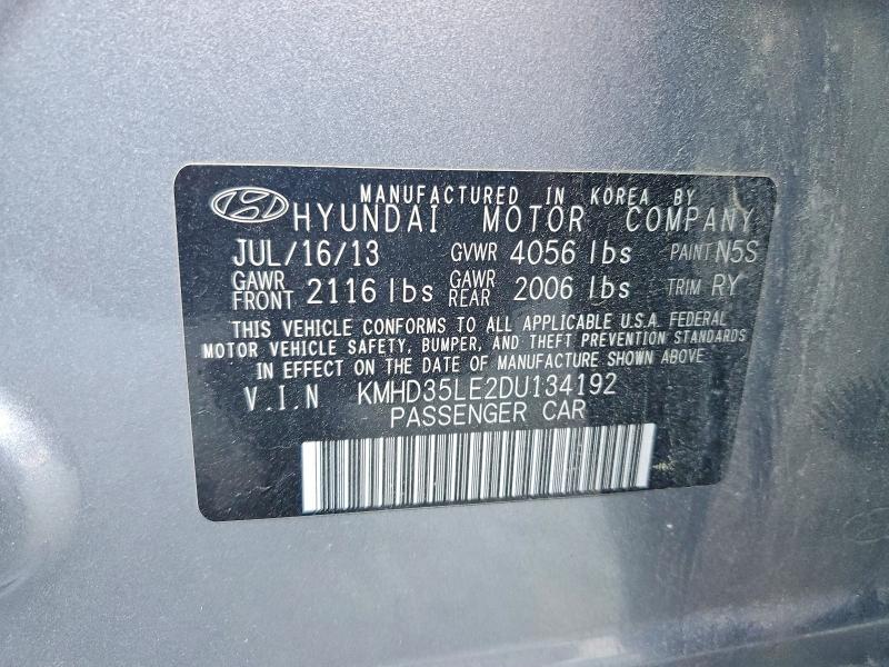 Продажа на аукционе авто 2013 Hyundai Elantra Gt, vin: KMHD35LE2DU134192, номер лота: 56236086