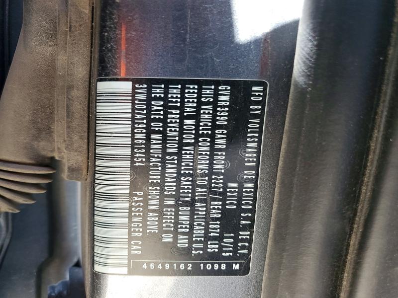 58251546 :رقم المزاد ، 3VWJ07AT9GM613454 vin ، 2016 Volkswagen Beetle مزاد بيع