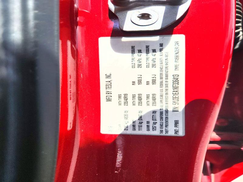 Продажа на аукционе авто 2019 Tesla Model 3, vin: 5YJ3E1EA1KF336413, номер лота: 58417356