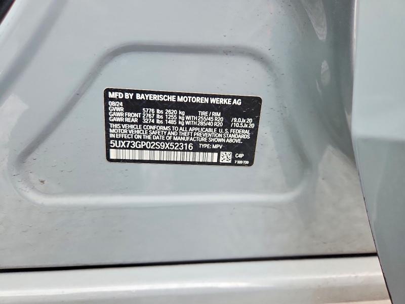 Aukcja sprzedaży 2025 Bmw X3, vin: 5UX73GP02S9X52316, numer aukcji: 58122386