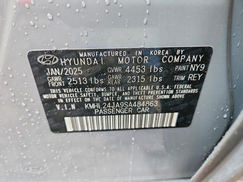 Продажа на аукционе авто 2025 Hyundai Sonata, vin: KMHL24JA9SA484863, номер лота: 57655656