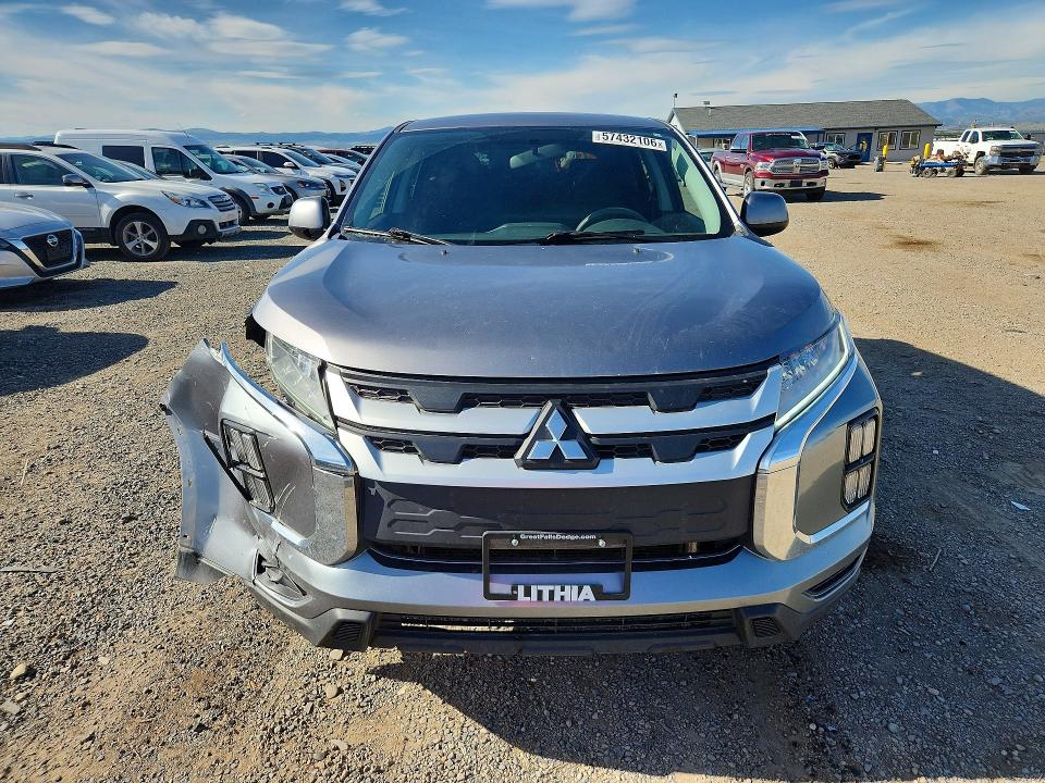 2020 Mitsubishi Outlander Sport მანქანა იყიდება აუქციონზე, vin: JA4AR3AU2LU024823, აუქციონის ნომერი: 57432106