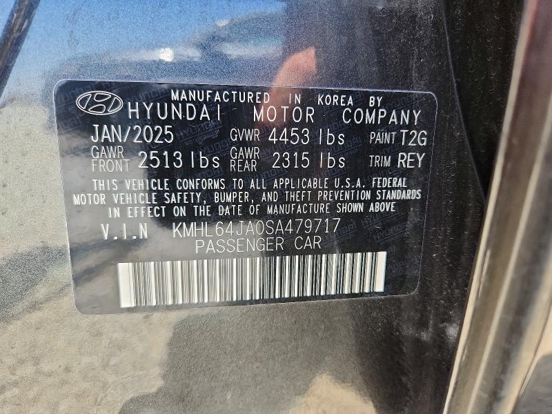 Aukcja sprzedaży 2025 Hyundai Sonata, vin: KMHL64JA0SA479717, numer aukcji: 56317336