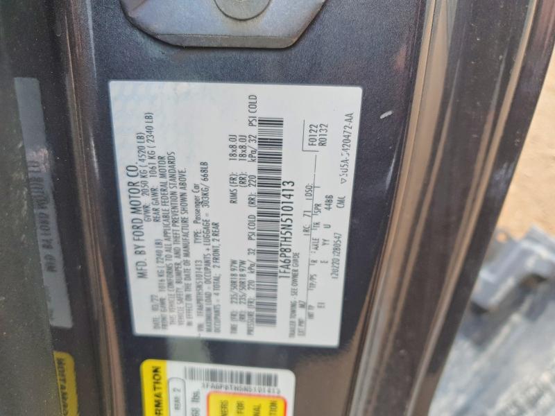 Продажа на аукционе авто 2022 Ford Mustang, vin: 1FA6P8TH5N5101413, номер лота: 55359016