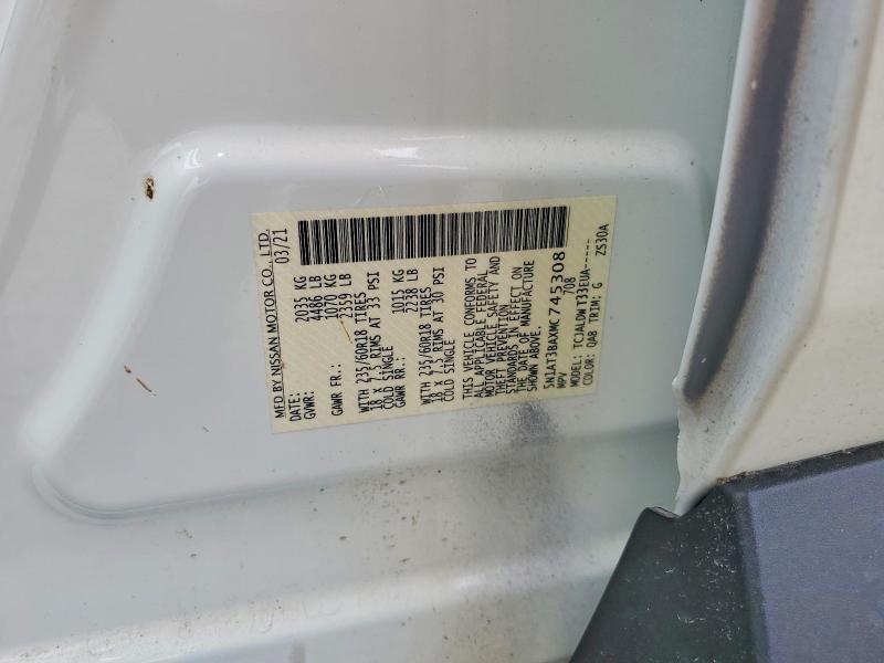 Продаж на аукціоні авто 2021 Nissan Rogue, vin: 5N1AT3BAXMC745308, номер лоту: 55646486