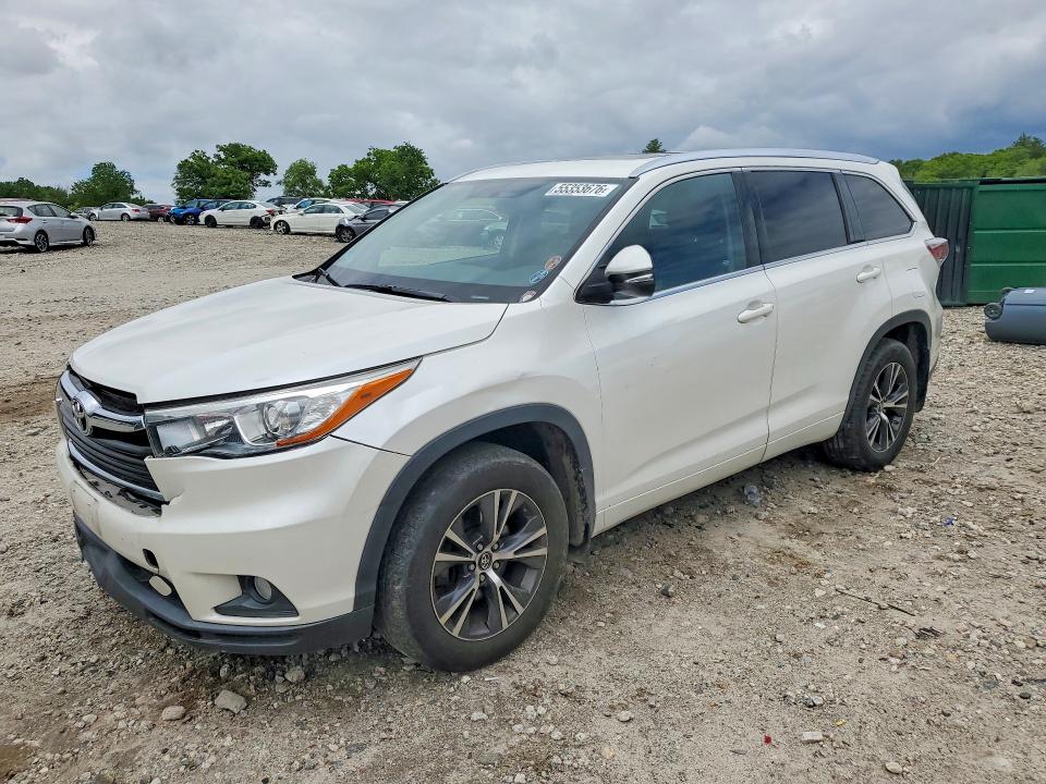 Продажа на аукционе авто 2016 Toyota Highlander, vin: 5TDJKRFH7GS301002, номер лота: 55353676