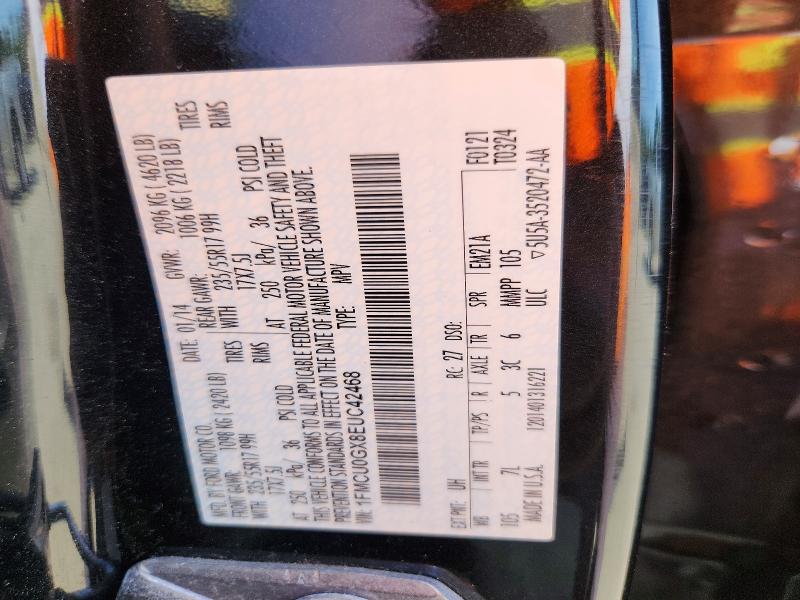 Продажа на аукционе авто 2014 Ford Escape, vin: 1FMCU0GX8EUC42468, номер лота: 56104006