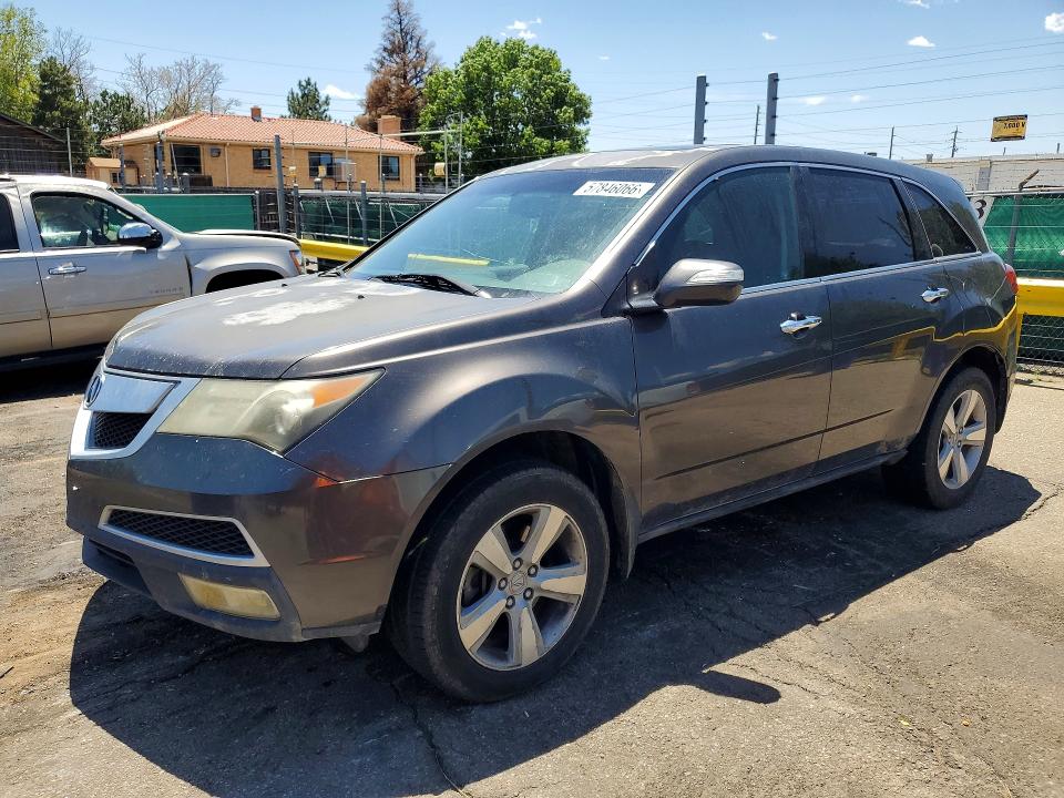 57846066 :رقم المزاد ، 2HNYD2H29AH517829 vin ، 2010 Acura Mdx مزاد بيع
