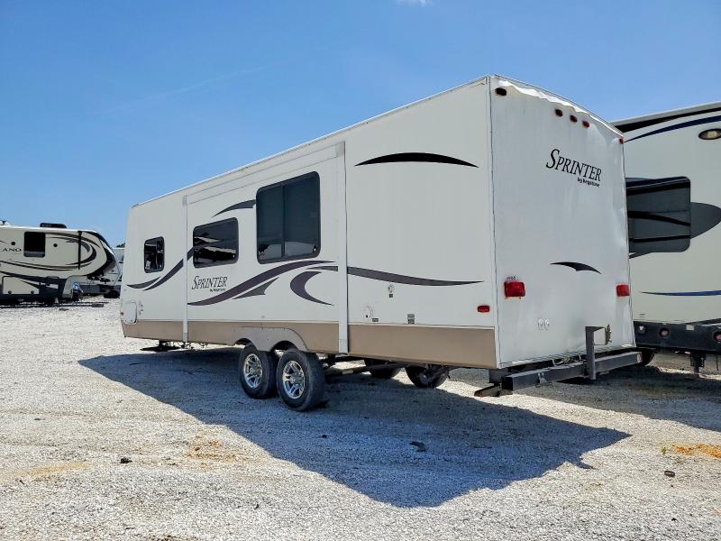 57720196 :رقم المزاد ، 4YDT26621C1530346 vin ، 2012 Keystone Rv Trailers مزاد بيع