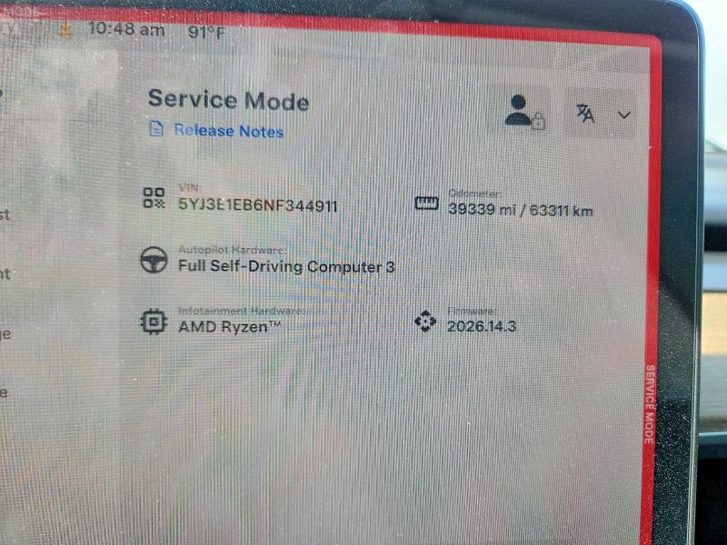 Продажа на аукционе авто 2022 Tesla Model 3, vin: 5YJ3E1EB6NF344911, номер лота: 57125796