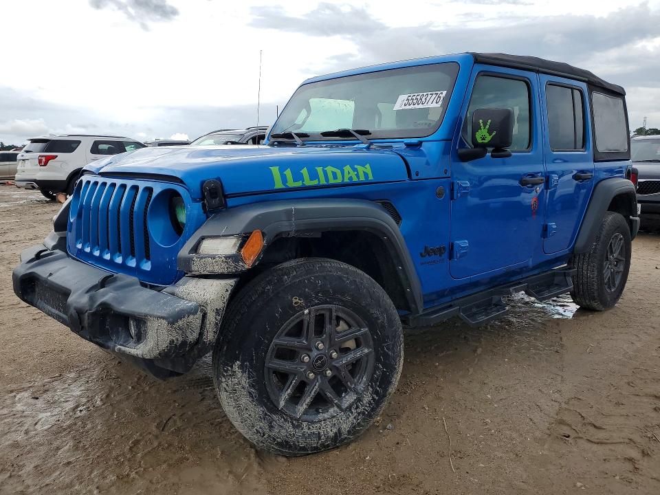 Продажа на аукционе авто 2022 Jeep Wrangler Unlimited, vin: 1C4HJXDG5NW240973, номер лота: 55583776
