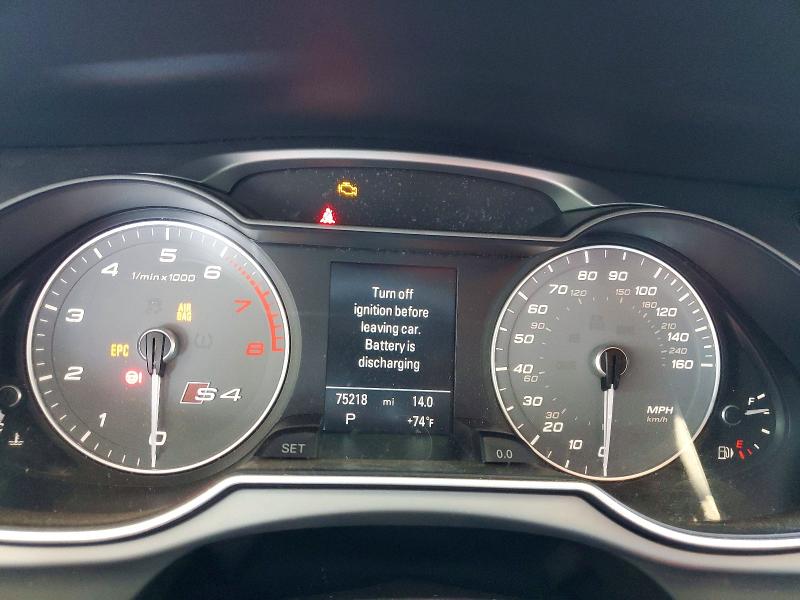 Продаж на аукціоні авто 2014 Audi S4, vin: WAUBGAFL7EA124387, номер лоту: 57540796