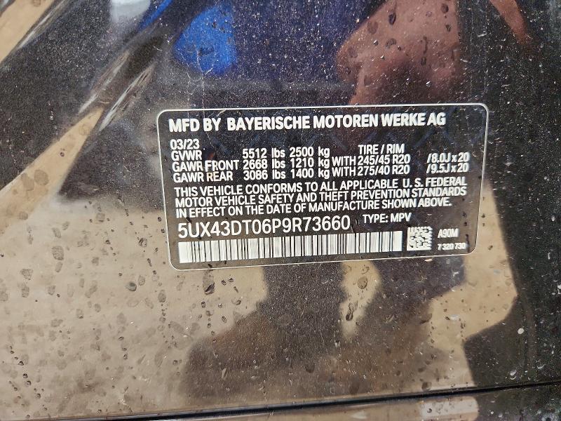 Продажа на аукционе авто 2023 Bmw X4, vin: 5UX43DT06P9R73660, номер лота: 56577766