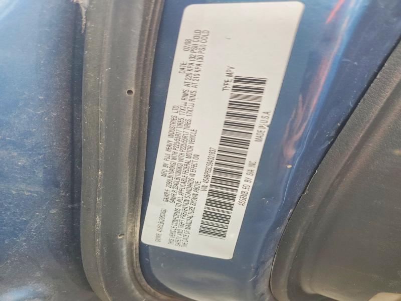 Aukcja sprzedaży 2009 Subaru Outback, vin: 4S4BP63C594321837, numer aukcji: 55811726