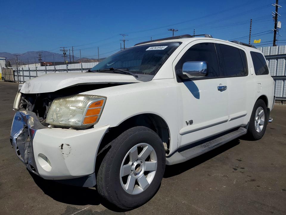 Продажа на аукционе авто 2006 Nissan Armada Se/le, vin: 5N1AA08A26N725170, номер лота: 58393946