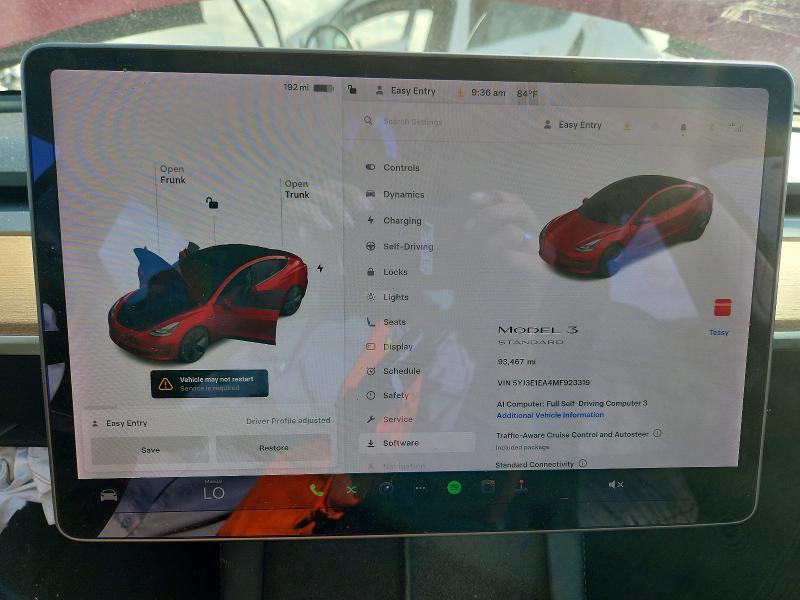 Продажа на аукционе авто 2021 Tesla Model 3, vin: 5YJ3E1EA4MF923319, номер лота: 54870536