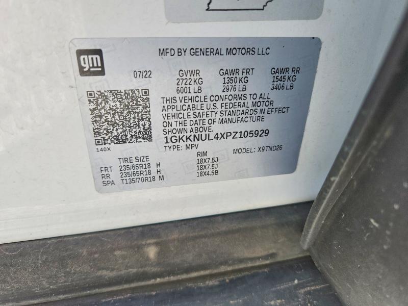 Продажа на аукционе авто 2023 Gmc Acadia, vin: 1GKKNUL4XPZ105929, номер лота: 57230466