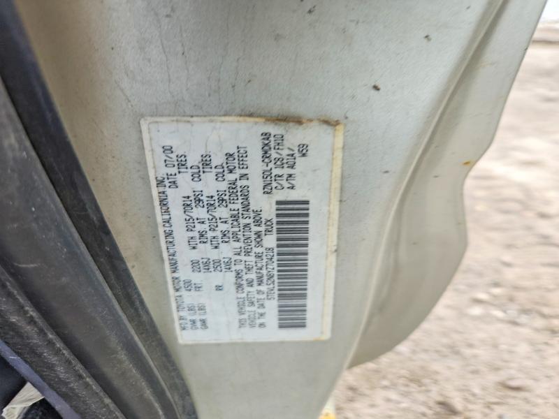 56872866 :رقم المزاد ، 5TEVL52N8YZ704218 vin ، 2000 Toyota Tacoma مزاد بيع
