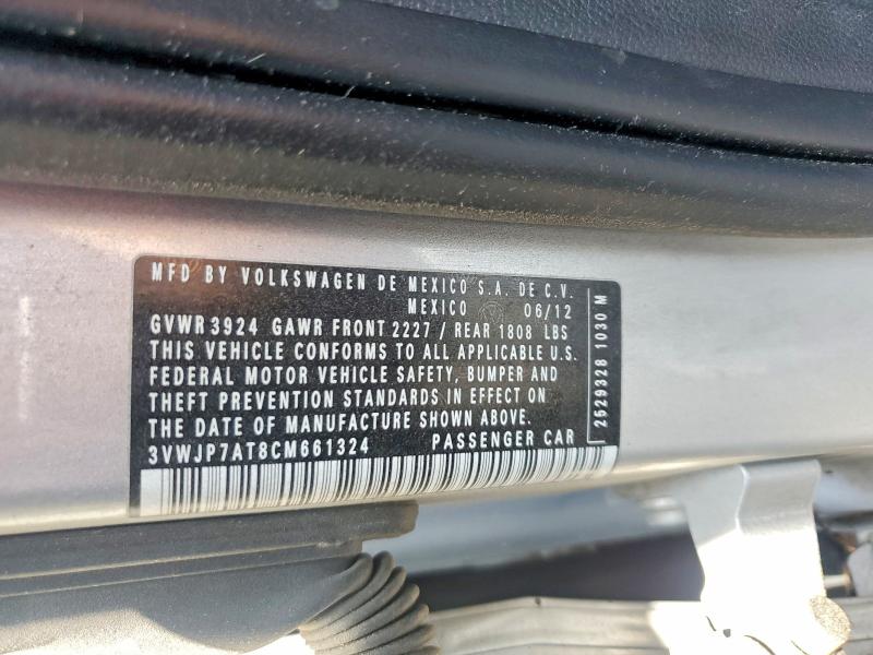 Продаж на аукціоні авто 2012 Volkswagen Beetle, vin: 3VWJP7AT8CM661324, номер лоту: 58472066