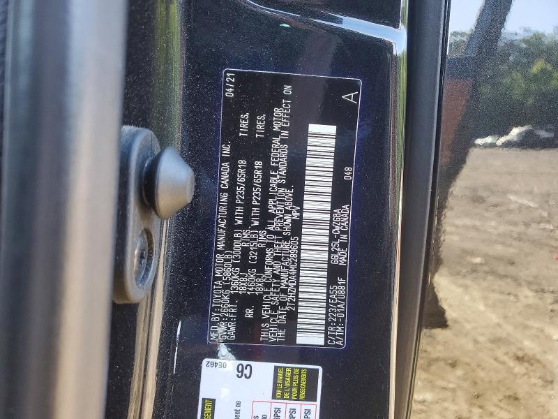 Aukcja sprzedaży 2021 Lexus Rx, vin: 2T2HZMDA4MC289605, numer aukcji: 55788766