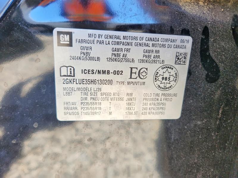 Продажа на аукционе авто 2017 Gmc Terrain, vin: 2GKFLUE35H6130200, номер лота: 57425546