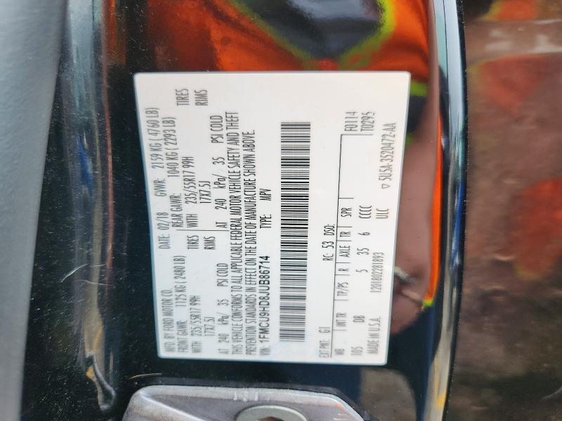 Продаж на аукціоні авто 2018 Ford Escape, vin: 1FMCU9HD8JUB86714, номер лоту: 58376706