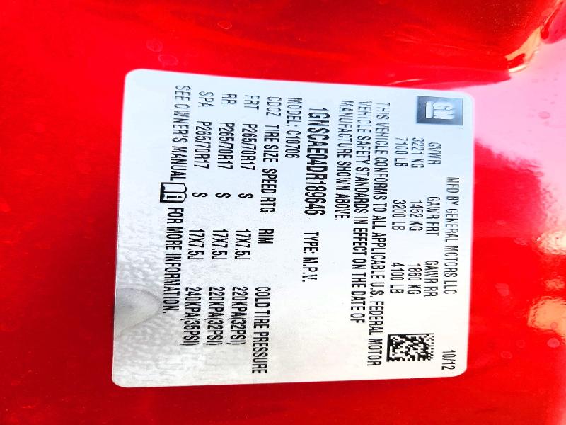 2013 Chevrolet Tahoe მანქანა იყიდება აუქციონზე, vin: 1GNSCAE04DR189646, აუქციონის ნომერი: 55655916