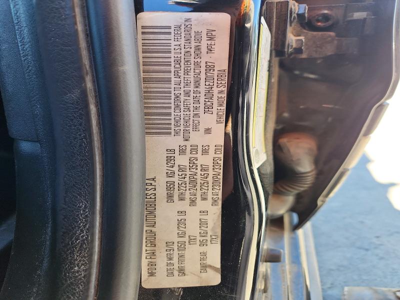 Продажа на аукционе авто 2014 Fiat 500l, vin: ZFBCFADH4EZ017987, номер лота: 58323006