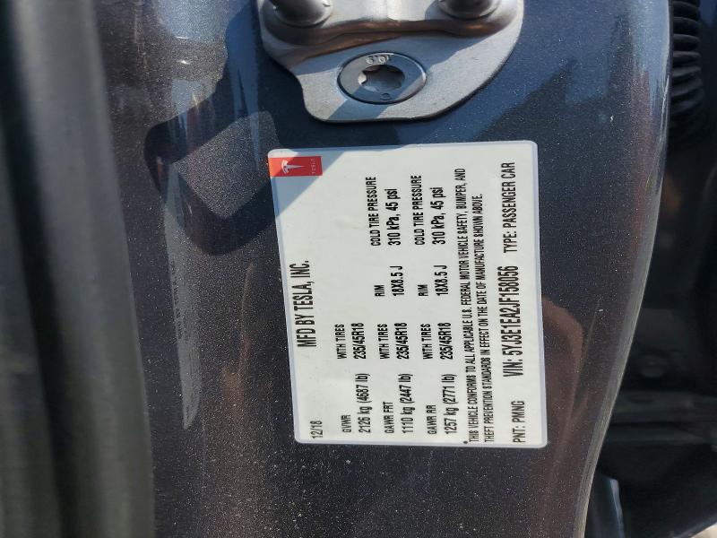 2018 Tesla Model 3 მანქანა იყიდება აუქციონზე, vin: 5YJ3E1EA2JF158056, აუქციონის ნომერი: 58047676