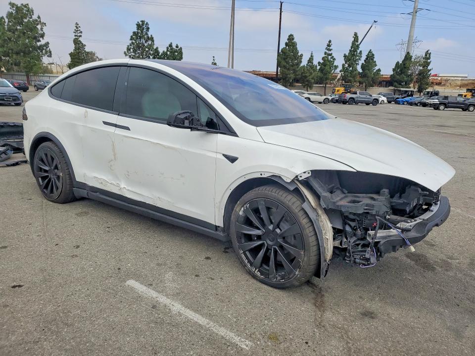 2022 Tesla Model X მანქანა იყიდება აუქციონზე, vin: 7SAXCBE68NF339387, აუქციონის ნომერი: 55735876