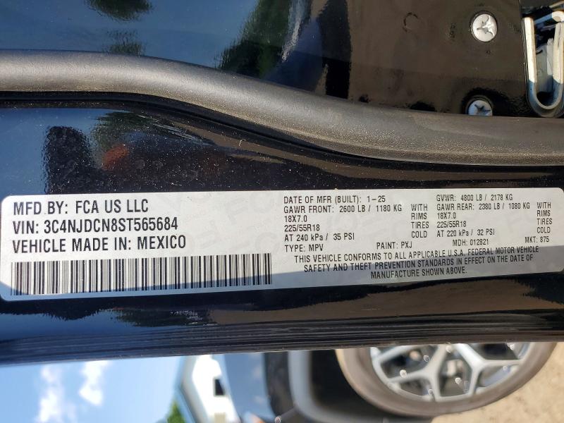 59157916 :رقم المزاد ، 3C4NJDCN8ST565684 vin ، 2025 Jeep Compass مزاد بيع