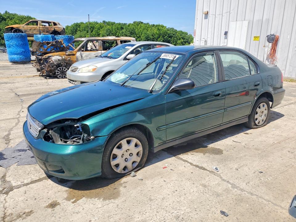 2000 Honda Civic მანქანა იყიდება აუქციონზე, vin: 2HGEJ6618YH555678, აუქციონის ნომერი: 56657316