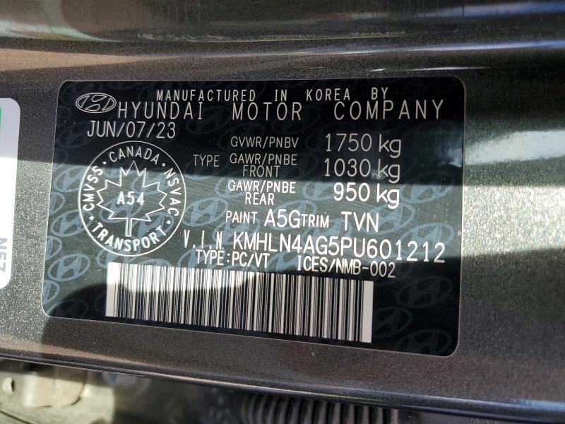 Aukcja sprzedaży 2023 Hyundai Elantra, vin: KMHLN4AG5PU601212, numer aukcji: 58556936
