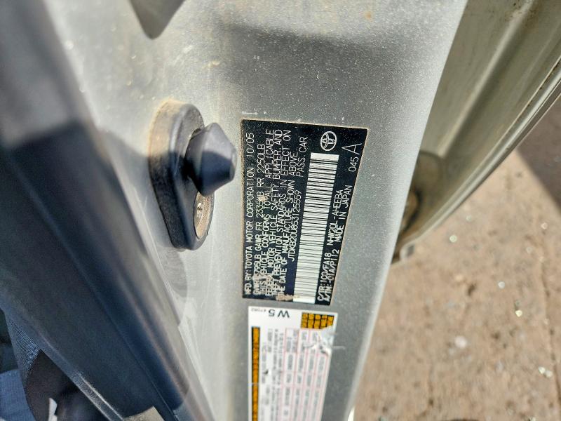 2005 Toyota Prius მანქანა იყიდება აუქციონზე, vin: JTDKB20U853125559, აუქციონის ნომერი: 56717166