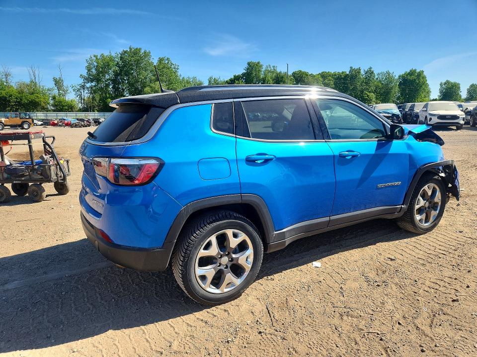 Продаж на аукціоні авто 2020 Jeep Compass, vin: 3C4NJDCB4LT159957, номер лоту: 55519616