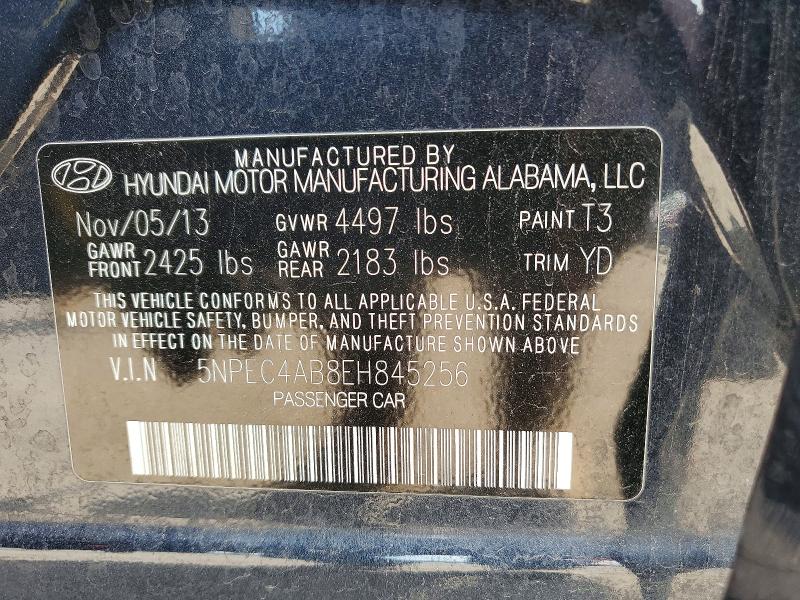 Продаж на аукціоні авто 2014 Hyundai Sonata, vin: 5NPEC4AB8EH845256, номер лоту: 58838726