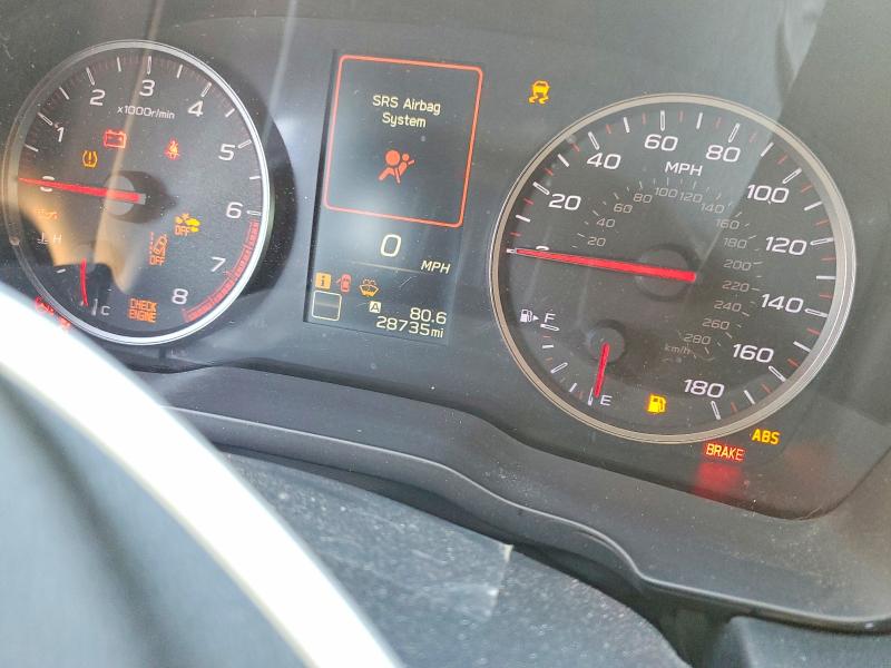 2022 Subaru Wrx მანქანა იყიდება აუქციონზე, vin: JF1VBAH60N8009116, აუქციონის ნომერი: 52104026